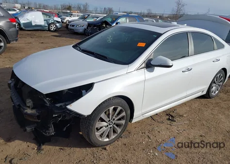 2017 Hyundai Sonata Sport из США, поврежденный, VIN 5NPE34AFXHH519935